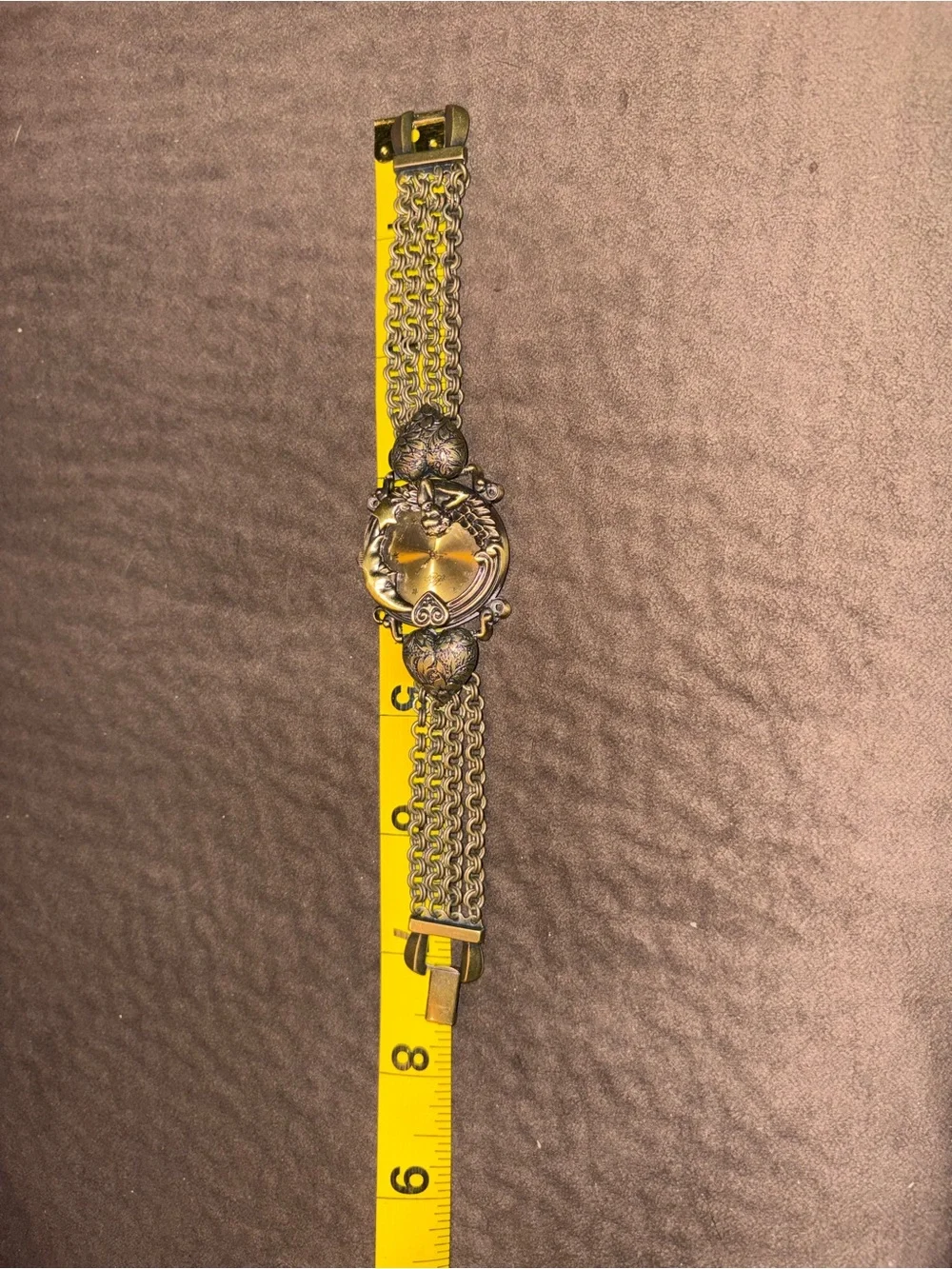 ✨ VINTAGE Kirks Folly Whimsigoth Celestial Angel Watch - PRISTINE & WORKING ✨